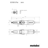 Metabo Die Grinder 950 W 1/4 Collet Variable 2500-8700 RPM - GE950GPLUS