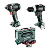 Metabo 18V Hammer Drill & Impact Driver Kit - MET18BL2MB2HD5.5CF