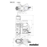 Metabo 1200W Magnetic Core Drill - MAG50
