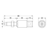 Hella Stop Lamp Switch - 4562