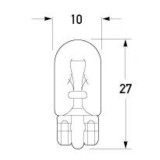 Hella Bulb W5W 24V 5W W2.1X9.5D - W245
