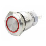 Hella Switch Momentary Ring 24V Red - 8HG958455301