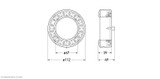 Hella LED 60mm Ring Stop/Tail Lamp 12V - 2SB009362021