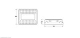 Hella LED Combination Lamp 0.5m With Number Plate Light - 2395
