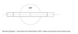 Hella LED Slim Rear Direction Indicator Lamp - 2168-24VBL