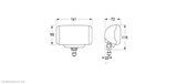 Hella Driving Light Spread Comet FF4 - 1324