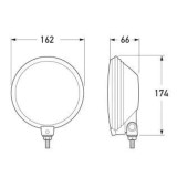 Hella Driving Lamp Comet 500 - 1308