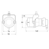 Hella Fog Lamp Micro DE 60mm - 1115