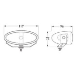 Hella FF50 Driving Lamp H7 12V 55W - 1322