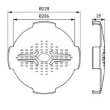Driving Light Round Cover 7 " - 8XS358198-001