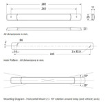 Hella Lamp Reversing Horizontal 24V - 1468-24VBL