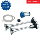 Horn TT2 12V Metal Chromed External Mounting - 11232012