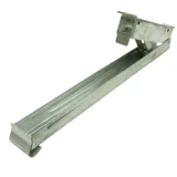 Corner Steady Hex Drive 700mm Front No Wheel Metric Thread - 654701