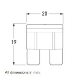 Hella Fuse 10 Amp Blade PK10 - 8773-BULK