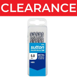 Sutton Jobber Drills Trade Pack 5.00mm 5PK - NLA - D1040500