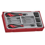 Teng MD Bits & Drivers Set - TC Tray - 38pc - TTMDQ38