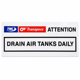 Label Drain Air Tank - ATLB
