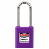 Safety Lockout Padlock 5 x 50mm S/Steel Shackle Purple - SLP-450-PRP