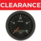 VDO Tachhourmeter 85mm 12/24V 0-4000rpm - 333-035-013