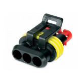 Hella Connector Super Seal 3 Pole Plug - 4983-P