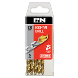 P&N HSS TiN-Tip Jobber Drill Bulk Pack 7.0mm PK5 - 166312756