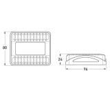 Hella LED Stop / Tail / Indicator with 6M Cable - 2394-6M