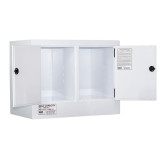 Pratt DG Cabinet Corrosive Polyethylene 110L - 2 Shelf - 5540PSPH