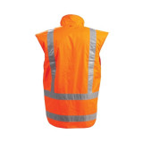 Stamina Fleece Lined Vest Orange TTMC-W17 Sz M - 51305O-M