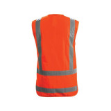 Polyester Vest Orange TTMC-17 Sz XS - 52305O-XS