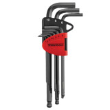 Teng Ball-End Metric Hex Key Set - 1.5-10.0mm CR-MO 9pc - 1499MM