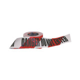 Barricade Tape - Danger-Do Not Enter Red/White 75mm x 100M - DDNET10075