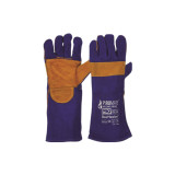 Pyromate Blue & Gold Kevlar Welding Gloves 40cm - KBW16E