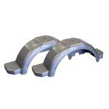 Guard Silver Plastic Suits 13" Pair - MG7997