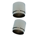 Bearing Protectors 45mm - Pair  Chrome - V2945