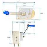 Winch 5-1 Max 400kg Brake - CPW5B