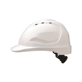 V9 Hard Hat Vented c/w Ratchet Harness - White - HHV9R-W