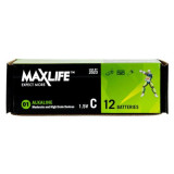 Maxlife Alkaline Battery C 12pk - BATC-A12