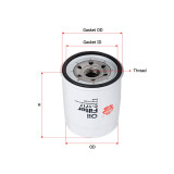 Oil Filter Ford, Landrover, Mazda, C-1717 - C-1717