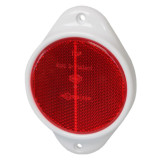 Hella Retro Reflector Red 83mm Surface Mount - 2910