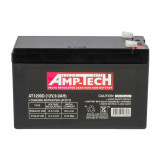 Amp-Tech VRLA AGM Battery 9AH 12V (Post Type T2) - AT1290D
