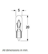 Hella Bulb Wedge 24V 2W W2X4.6D - WS242