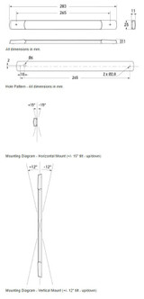 Hella LED CHMSL Red Strip Lamp 24V - 5245-24V