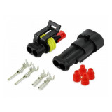 Hella Super Seal 2 Pin Plug & Socket - 4982