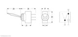 Image Hella Switch Toggle Illuminated Blue - 4436