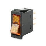 Hella Switch Rocker Illuminated Amber - 12 Volt - 4430