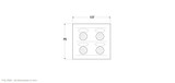 Hella Switch Panel 4 Way Compact - 2690