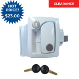 Handle Paddle White Keyed Alike - AJ60-250