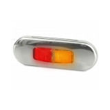 Hella LED Slim Side Marker SS Rim Red/Amber - 2083S
