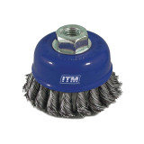 ITM Crimp Wire Cup Brush Steel 125mm - TM7010-125