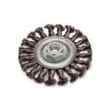 ITM Twist Knot Wheel Brush Steel 125mm - TM7003-125